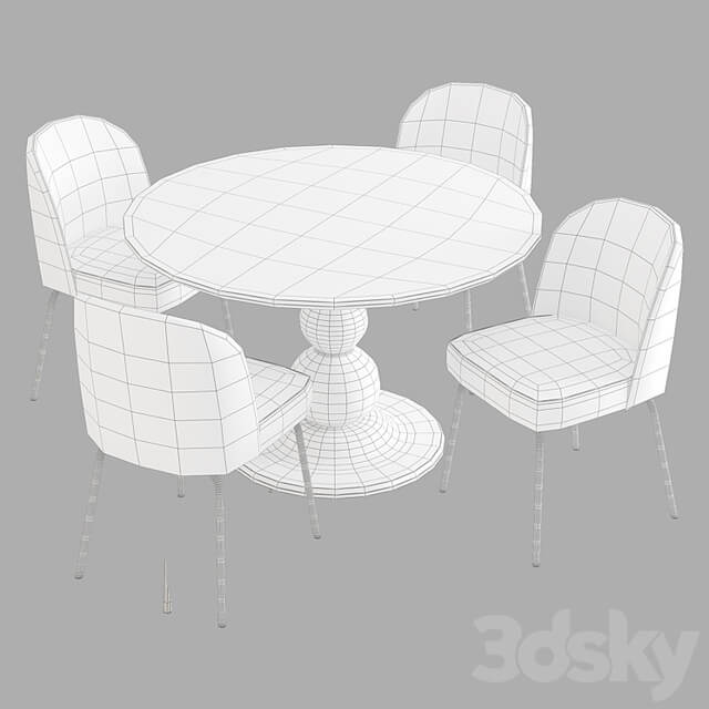 be pure home blanco table vogue chair