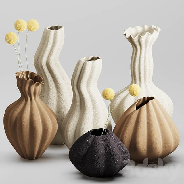 Vase Set 05 Malene Knudsen Ceramics