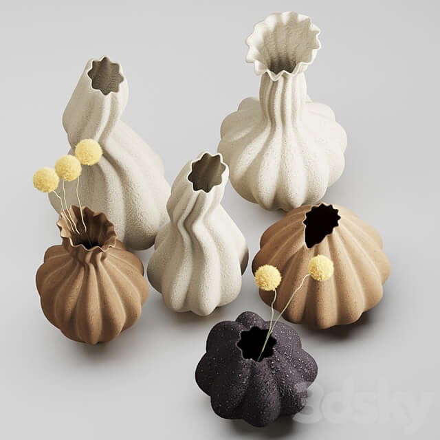 Vase Set 05 Malene Knudsen Ceramics