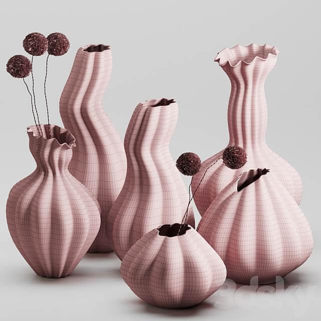 Vase Set 05 Malene Knudsen Ceramics