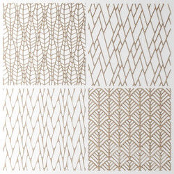 Lattice panel pattern art abstraction decorative interior wall decor 3D Models 