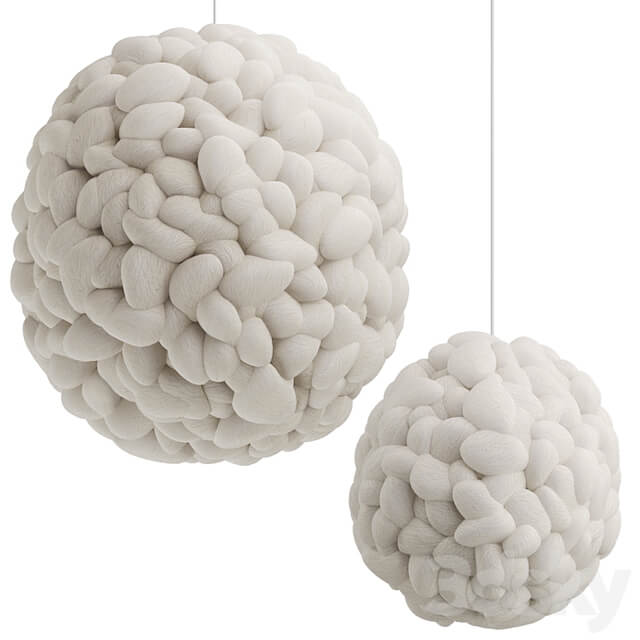 Popcorn and Cloud Lamp by Helen Loom