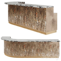 Bar counter with flowers by Nuova Home 