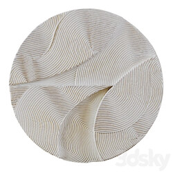 Wall decor WHITE SPHERE RELIEF by Krogh Andersen 