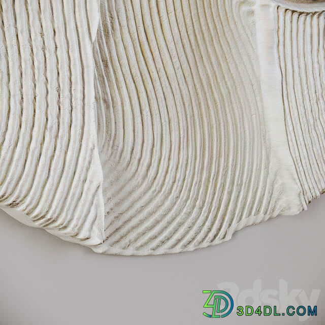 Wall decor WHITE SPHERE RELIEF by Krogh Andersen
