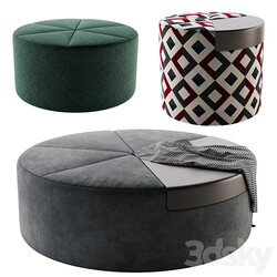 Flou Moon Pouf 