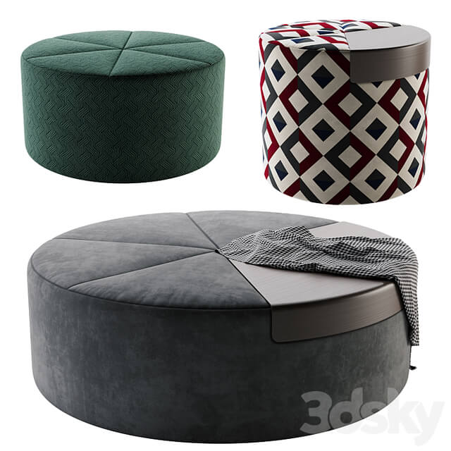 Flou Moon Pouf