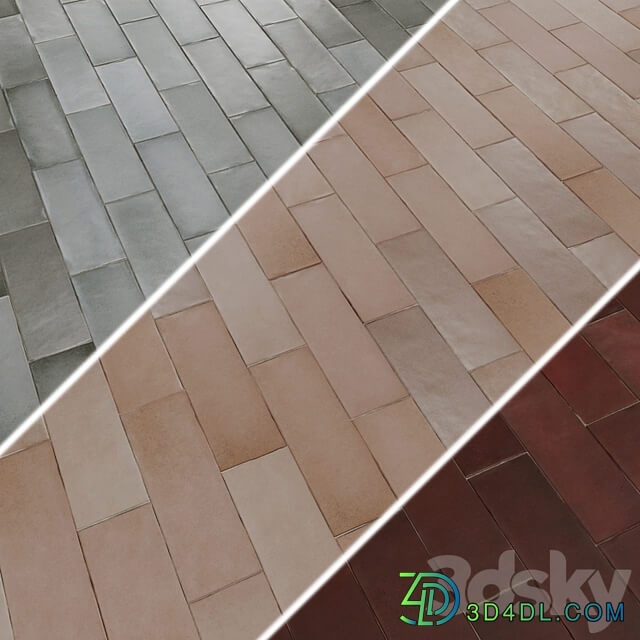 Porcelain stoneware tiles EQUIPE MAGMA 6.5x20 cm