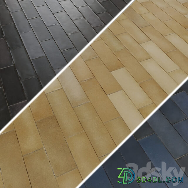 Porcelain stoneware tiles EQUIPE MAGMA 6.5x20 cm