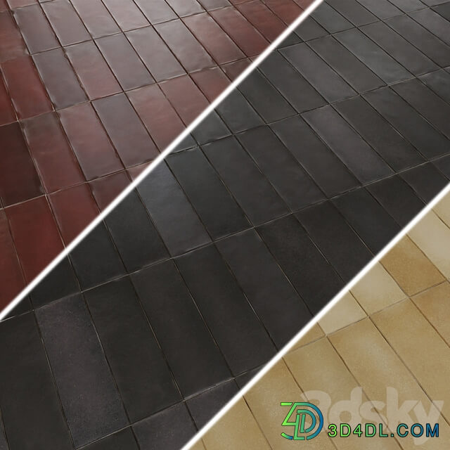 Porcelain stoneware tiles EQUIPE MAGMA 6.5x20 cm