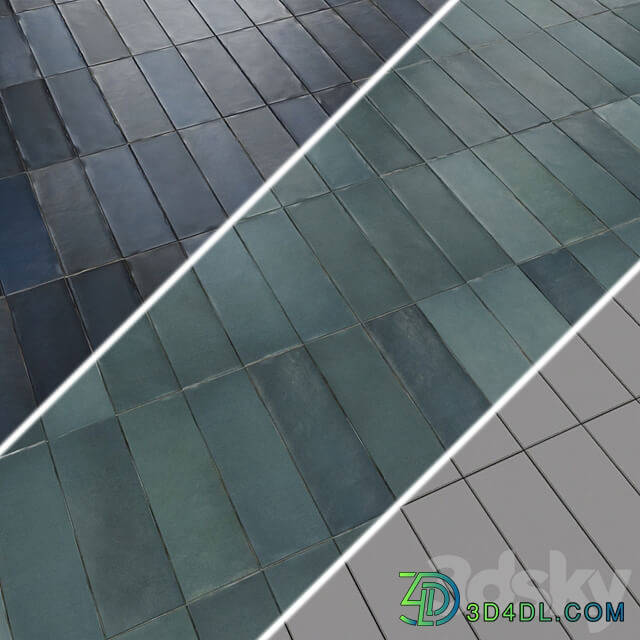 Porcelain stoneware tiles EQUIPE MAGMA 6.5x20 cm