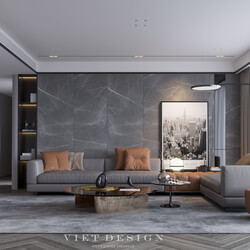  3D Interior Living Room Model by Nguyen Vinh 