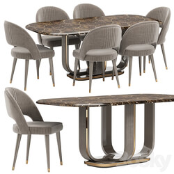 Saber Jewels CRYSTAL Dining Set 