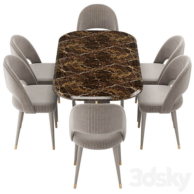 Saber Jewels CRYSTAL Dining Set