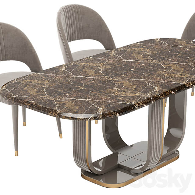 Saber Jewels CRYSTAL Dining Set