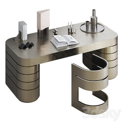 GAE Chair and FRANK Table by JORIS POGGIOLI 