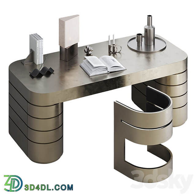 GAE Chair and FRANK Table by JORIS POGGIOLI