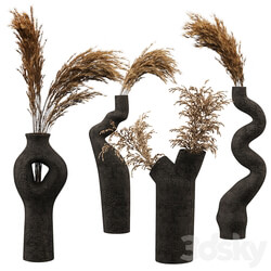 Decorative set with Pampas Bouquet 