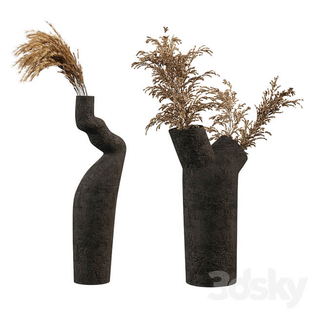 Decorative set with Pampas Bouquet