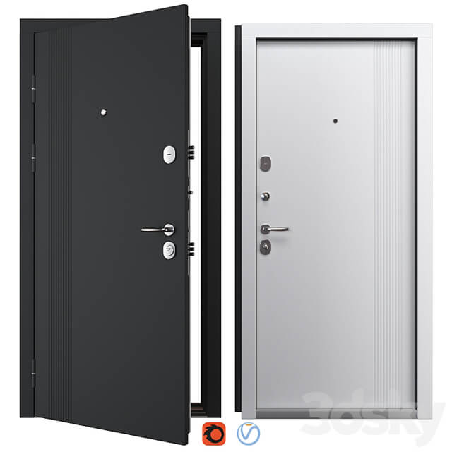 Entrance metal door Status (Bulat)