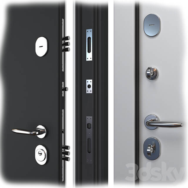 Entrance metal door Status (Bulat)