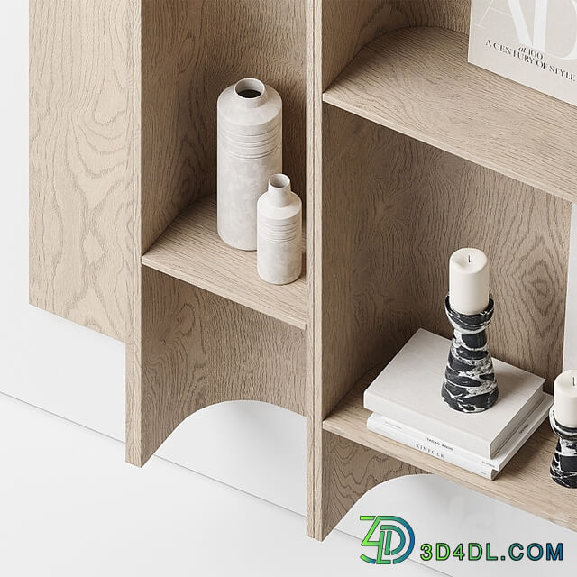 Vertical rack shelf NG4