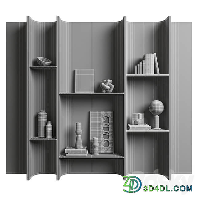 Vertical rack shelf NG4