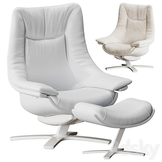 Re Vive Casual Armchair By Natuzzi