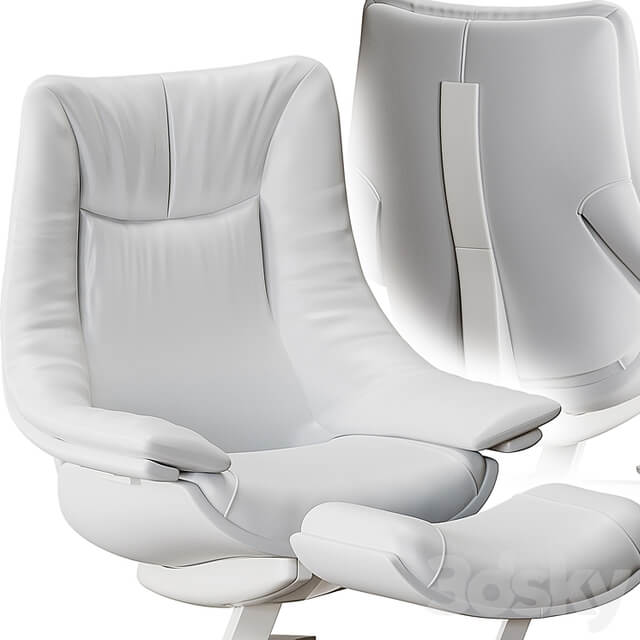 Re Vive Casual Armchair By Natuzzi