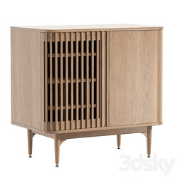 Light Oak Drink Cabinet 
