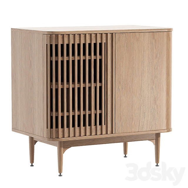 Light Oak Drink Cabinet