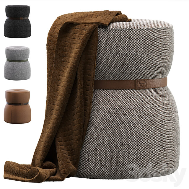 Pouf LEPLÌ by Poltrona Frau