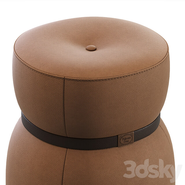 Pouf LEPLÌ by Poltrona Frau