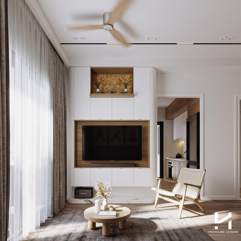  Living Room- Kitchen Interior by Nguyen Ha Duy