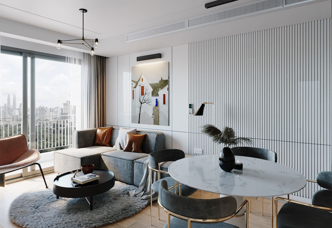  Living Room Interior by Cao Van Luan