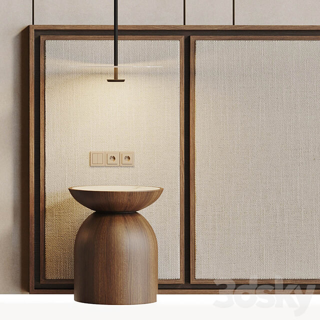 Decorative 3D wall panel 007