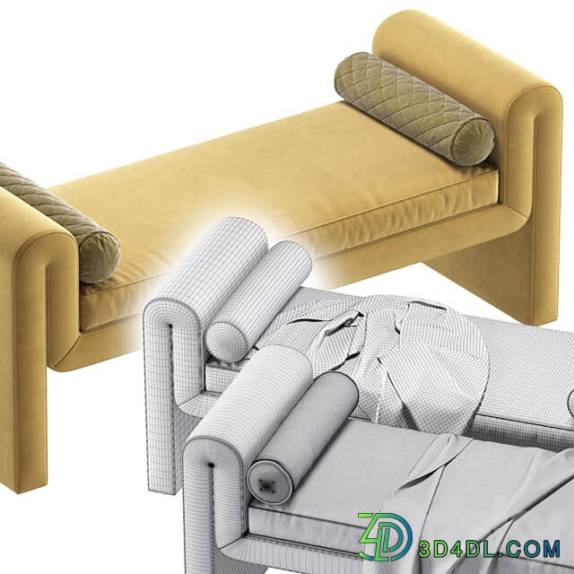 Mitchell Accent Bench By Burke Decor/Скамейка Митчелл Акцент