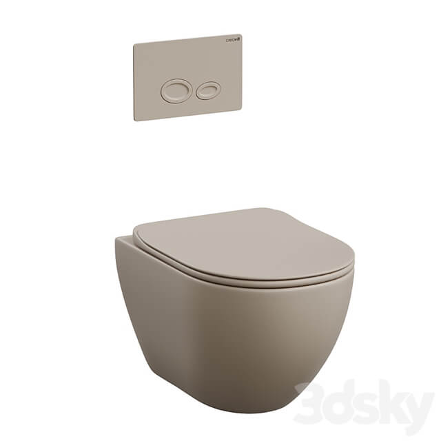 Creavit Free Toilet with Drop Button