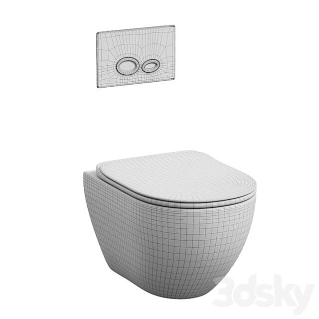 Creavit Free Toilet with Drop Button