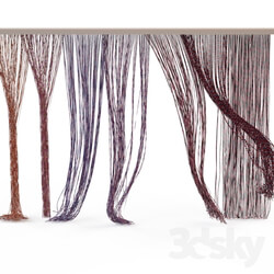 Rope curtains muslin 5 