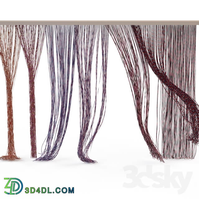 Rope curtains muslin 5