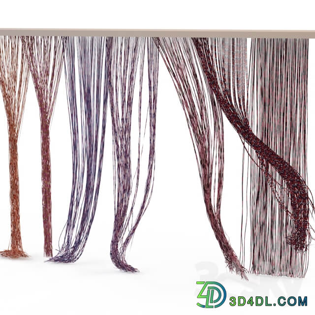 Rope curtains muslin 5