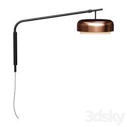 Sconce Lamp remote wall metal, Clepsos 