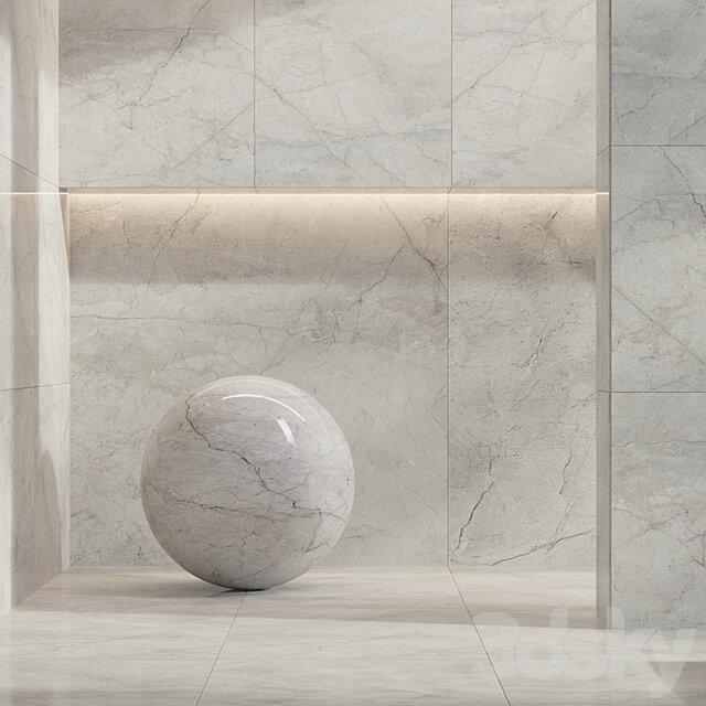 Cifre Ceramica Set 13 Marble Bundle 3 Colors: Cream, Ivory and Pearl / 7k