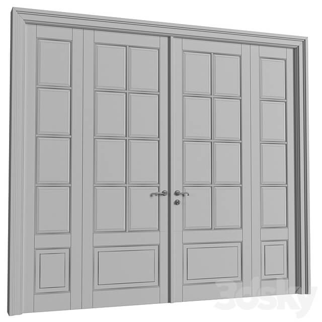 Doors in classical style.Exterior Modern French Doors