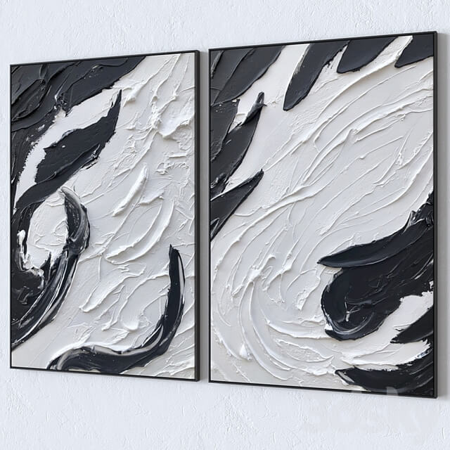 Set of large wall paintings 2563