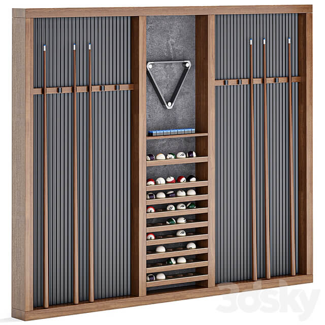 Billiard Wall Rack