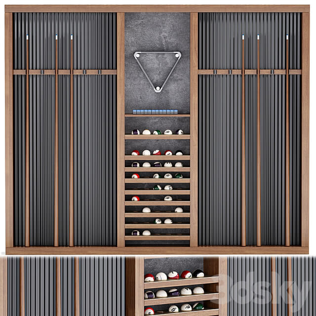 Billiard Wall Rack
