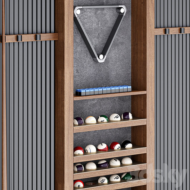 Billiard Wall Rack