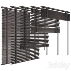 Folding wooden blinds 